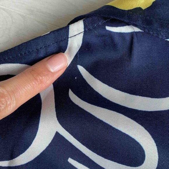 STAUD Parke Lemon Print Tunic Shirt Size S Lightweight Artsy Lagenlook Vacation - Picture 11 of 11